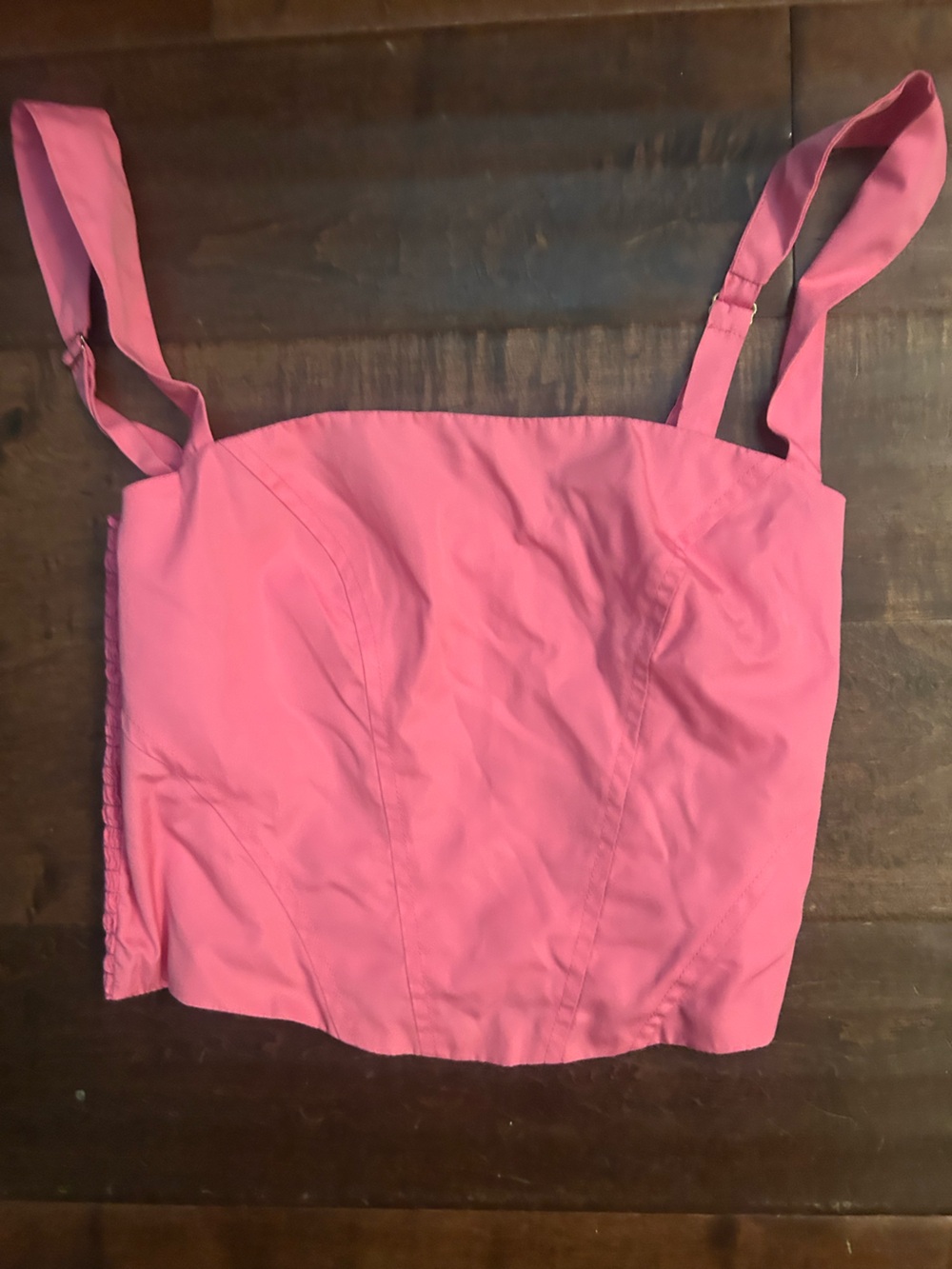 Amanda Uprichard Pink Sleeveless crop top medium